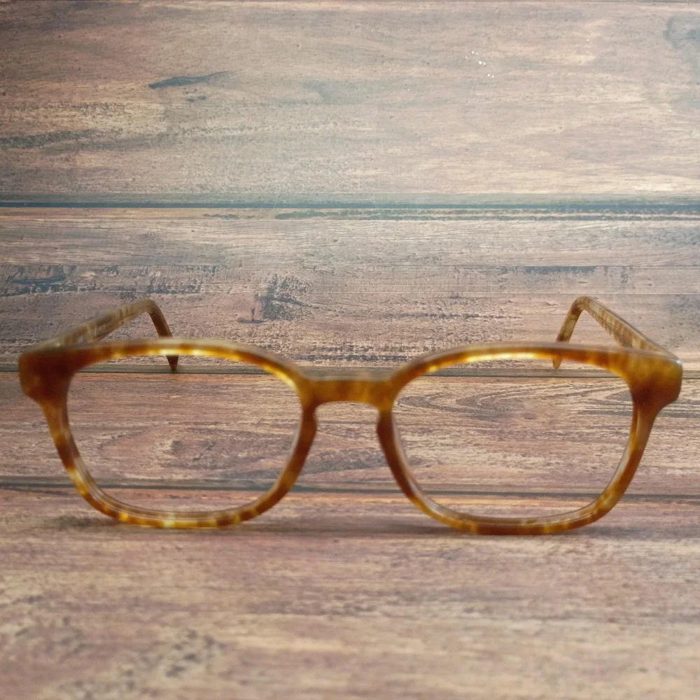 Warby Parker Hemmings W 269 Whiskey Tortoise Eyeglasses 53-18-145 Square Frames